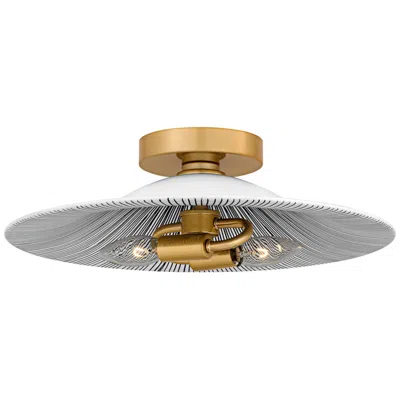 Quoizel Indigo 2-light Light Gold Flush Mount