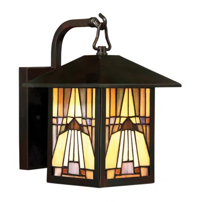 Quoizel Inglenook 10 1/2" High Valiant Bronze Outdoor Wall Light
