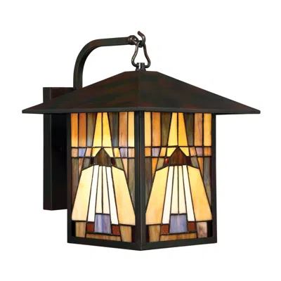 Quoizel Inglenook 14" High Valiant Bronze Outdoor Wall Light
