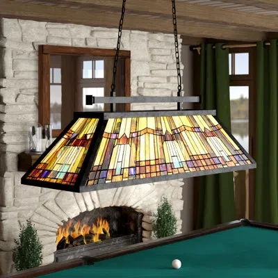 Quoizel Inglenook 3 - Light Pool Table Geometric Pendant