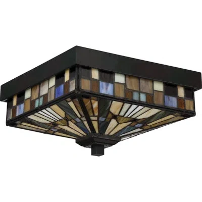 Quoizel Inglenook Valiant Bronze Outdoor Flush Mount