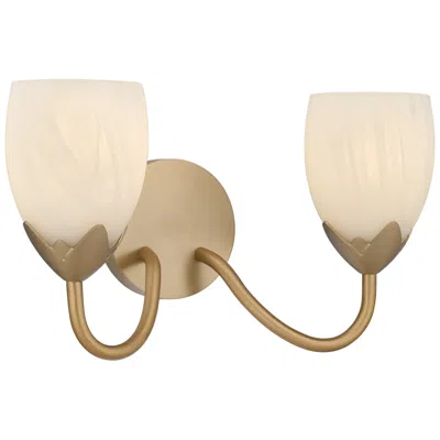 Quoizel Jacobs 2-light Bronze Gold Vanity Light