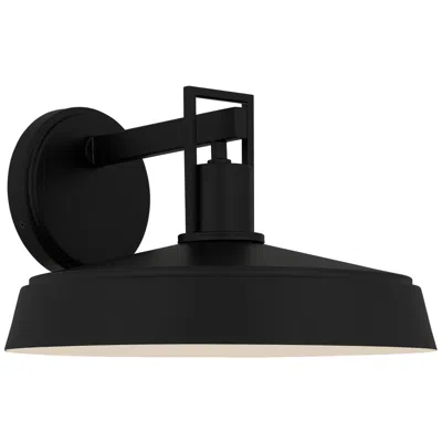 Quoizel Karson 1-light Matte Black Outdoor Wall Lantern