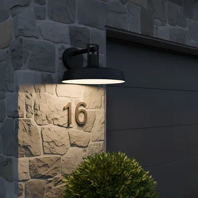 Quoizel Karson 1-light Matte Black Outdoor Wall Lantern