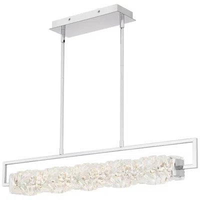 Quoizel Klass Integrated Led Polished Chrome Island Light
