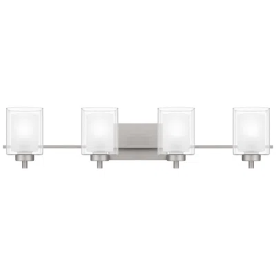 Quoizel Kolt 35 3/4" Wide Brushed Nickel 4-light Bath Light