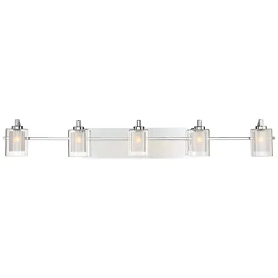 Quoizel Kolt 42" Wide Polished Chrome Led Bath Light