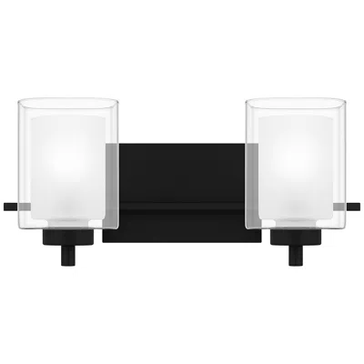Quoizel Kolt 7 3/4" High Matte Black 2-light Wall Sconce