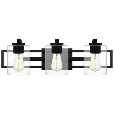 Quoizel Lansdowne 24" Wide Matte Black 3-light Bath Light