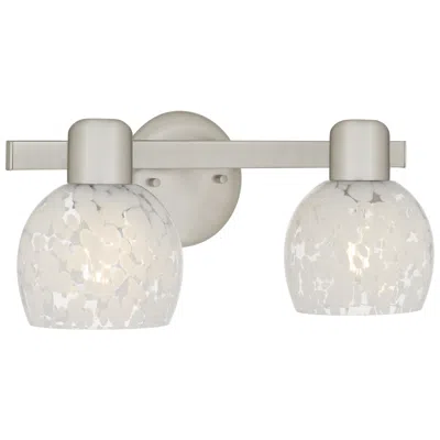 Quoizel Layton 2-light Brushed Nickel Vanity Light