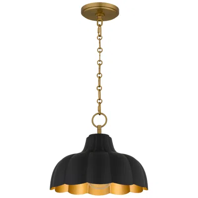 Quoizel Leanne 1-light Matte Black Pendant Light