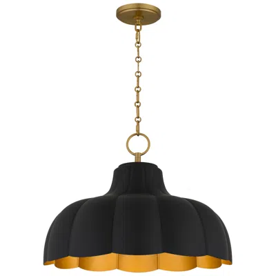 Quoizel Leanne 4-light Matte Black Pendant Light