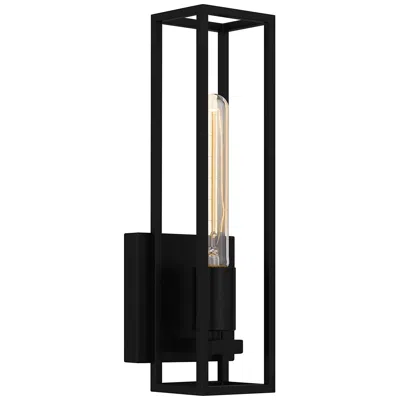 Quoizel Leighton 1-light Matte Black Wall Sconce