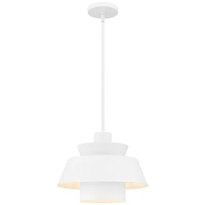 Quoizel Lumi 1-light Matte White Pendant