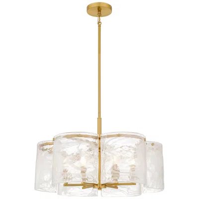 Quoizel Maisie 6-light Brushed Gold Pendant Light