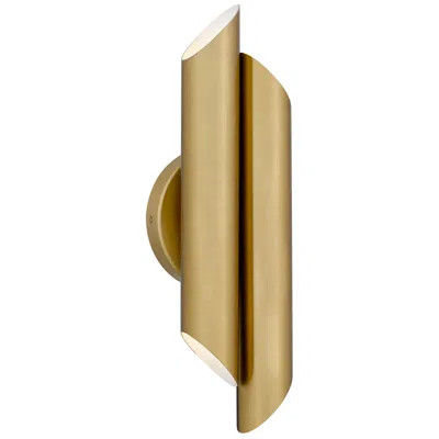Quoizel Manelis Integrated Led Brushed Gold Wall Sconce