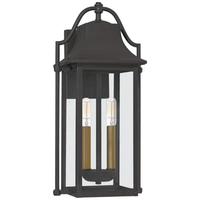 Quoizel Manning 18 1/2"h Western Bronze Outdoor Wall Light