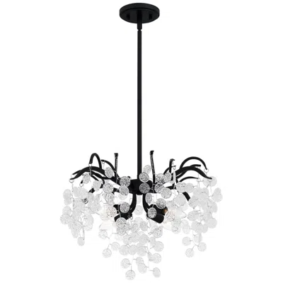 Quoizel Maple 4-light Earth Black Pendant Light