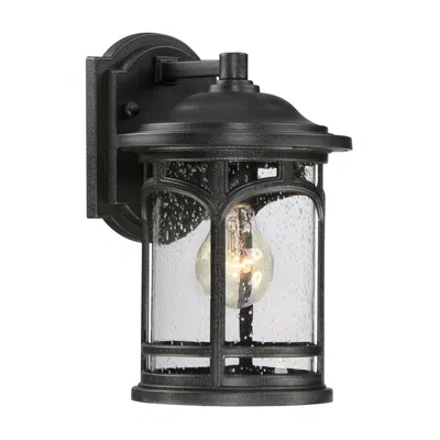 Quoizel Marblehead 11" High Mystic Black Outdoor Wall Light
