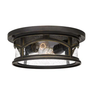 Quoizel Marblehead 13" Wide Palladian Bronze Outdoor Ceiling Light