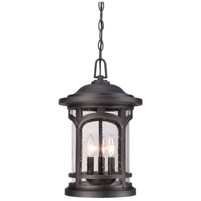 Quoizel Marblehead 18"h Bronze 3-light Outdoor Hanging Light