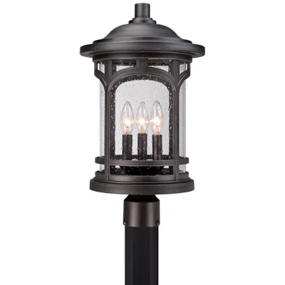 Quoizel Marblehead 19"h Palladian Bronze Outdoor Post Light