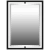 Quoizel Marcos Matte Black 24" X 32" Rectangular Wall Mirror