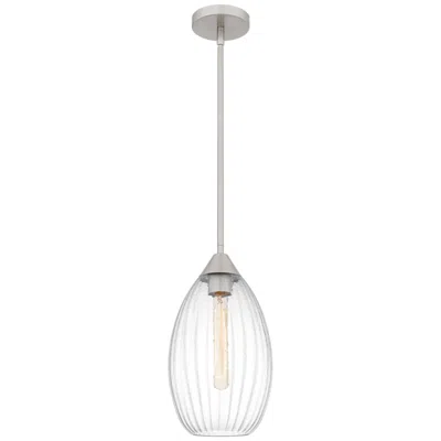Quoizel Marza 1-light Brushed Nickel Mini Pendant