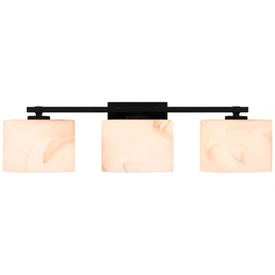 Quoizel Mather 24" Wide Matte Black 3-light Bath Light