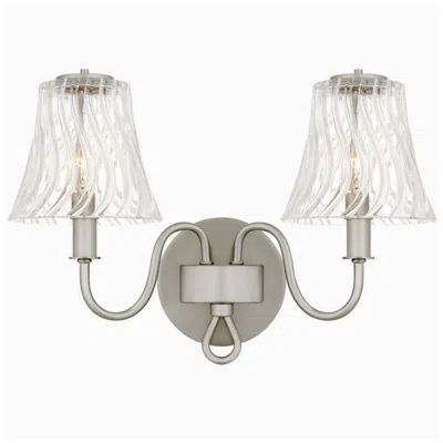 Quoizel Mckinney 2-light Brushed Nickel Bath Light