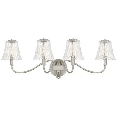 Quoizel Mckinney 4-light Brushed Nickel Bath Light