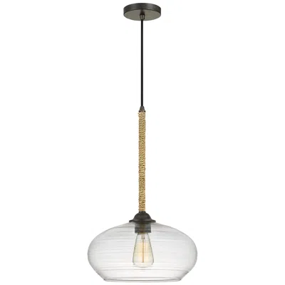Quoizel Merino 13.25" Wide Bronze And Orb Glass Modern Mini Pendant