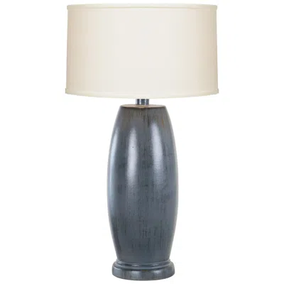 Quoizel Mezzaluna 29" Charcoal Blue Led Table Lamp