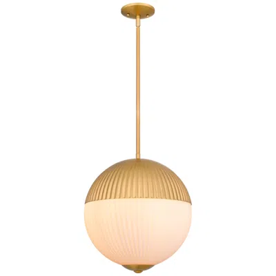 Quoizel Mia 2-light Brushed Gold Pendant Light