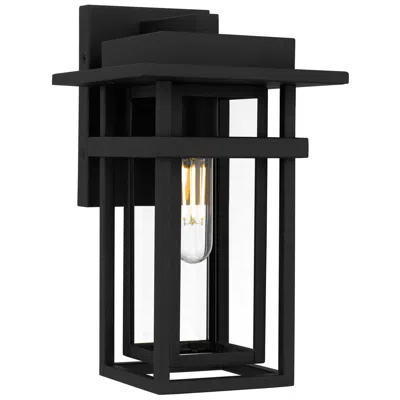Quoizel Morgan 1-light Earth Black Outdoor Wall Lantern