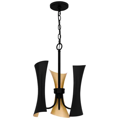 Quoizel Myla 3-light Matte Black Pendant Light