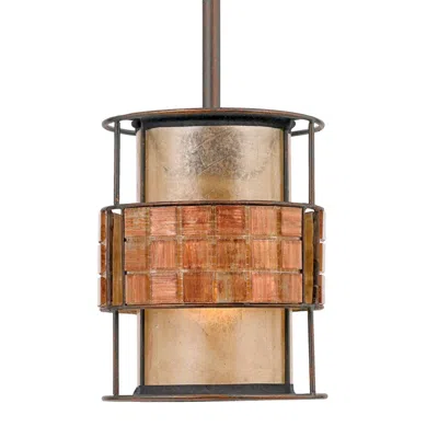 Quoizel Naturals 6" Wide Mica Mosaic Shade Mini Pendant Light
