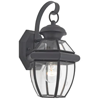 Quoizel Newbury 11 1/2" High Mystic Black Outdoor Wall Light