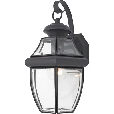Quoizel Newbury 14"h Mystic Black Outdoor Lantern Wall Light