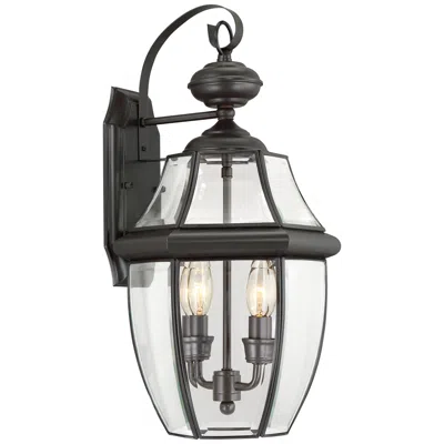 Quoizel Newbury 20" High Medici Bronze 2-light Outdoor Wall Light