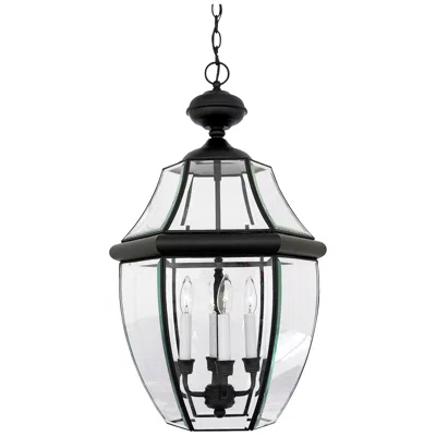 Quoizel Newbury 26 1/2" High Mystic Black Outdoor Hanging Light