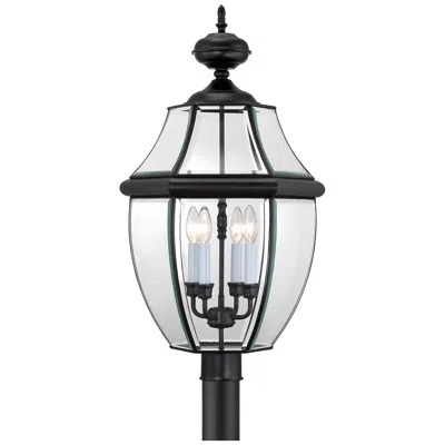 Quoizel Newbury 29 1/2" High Mystic Black Outdoor Post Light