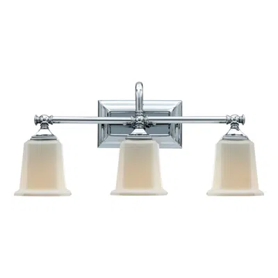 Quoizel Nicholas 22" Wide Polished Chrome Bathroom Light