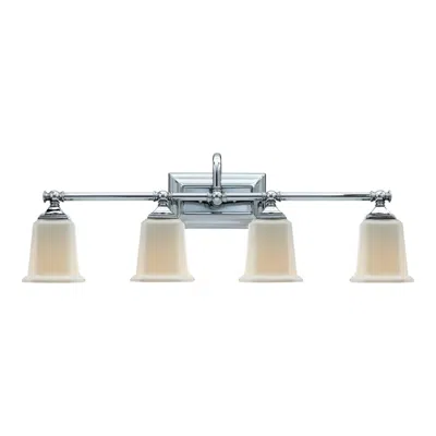 Quoizel Nicholas 30 1/2" Wide Polished Chrome 4-light Bath Light