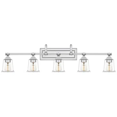 Quoizel Nicholas 41 3/4"w Polished Chrome 5-light Bath Light