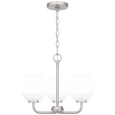Quoizel Nielson 3-light Brushed Nickel Pendant Light