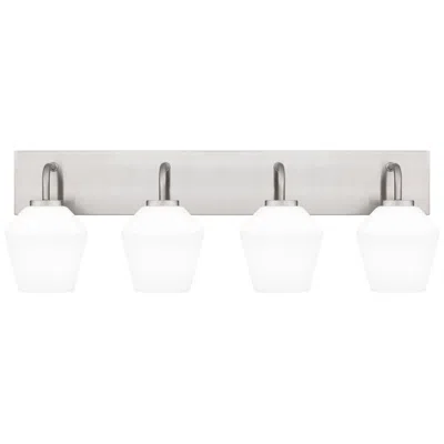 Quoizel Nielson 4-light Brushed Nickel Bath Light