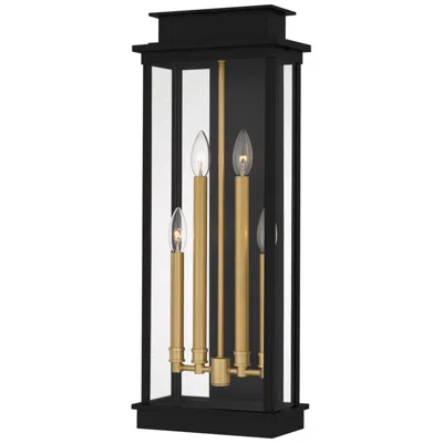 Quoizel Noelle 26"h Matte Black 4-light Outdoor Wall Light