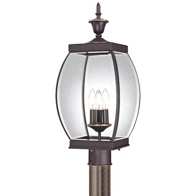 Quoizel Oasis 22" High Bronze Finish Outdoor Post Light
