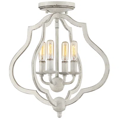 Quoizel O'keefe 15" Wide Antique White 4-light Ceiling Light